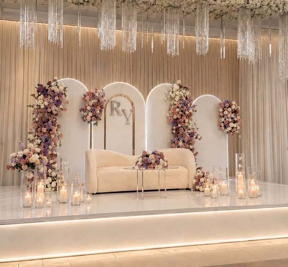 Geburtstagsfeier Dekoration mit floralen Details – Alara Events